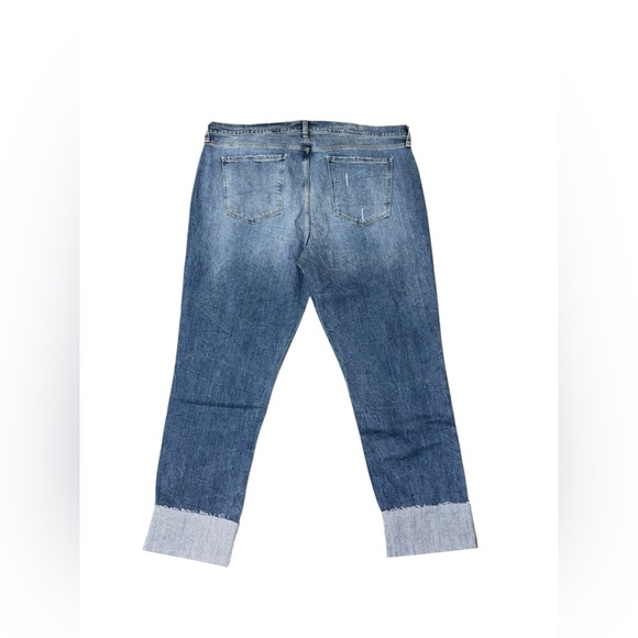 Old Navy Boyfriend Jeans Size 18 Tall Rolled Cuffs - Picture 2 of 8